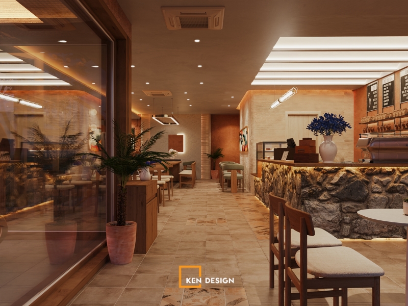 Thiết kế quán VCV Coffee tại Thái Nguyên